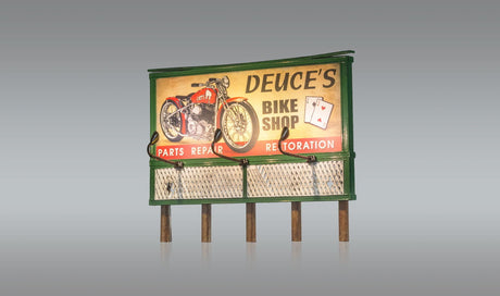Woodland Scenics Woodland Scenics 5792 HO Scale Billboard Deuce’s Parts & Repair