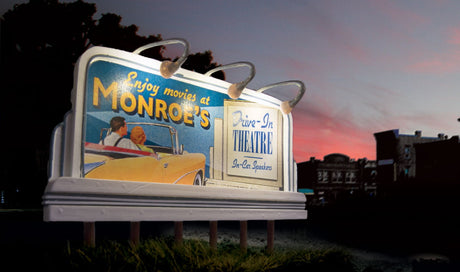 Woodland Scenics Woodland Scenics 5794 HO Scale Billboard Monroe’s Drive-In
