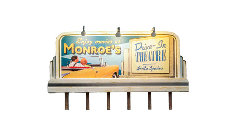 Woodland Scenics Woodland Scenics 5794 HO Scale Billboard Monroe’s Drive-In