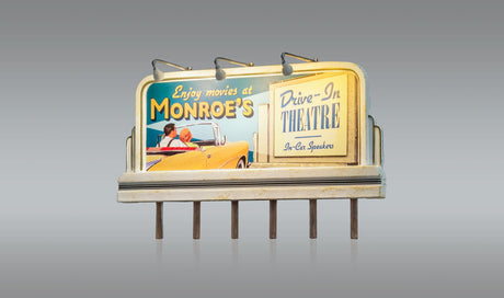 Woodland Scenics Woodland Scenics 5794 HO Scale Billboard Monroe’s Drive-In
