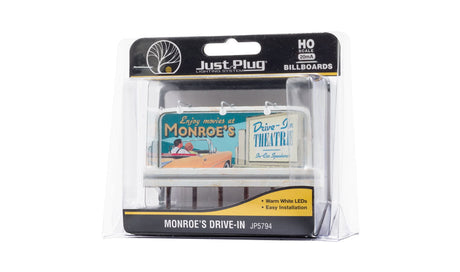 Woodland Scenics Woodland Scenics 5794 HO Scale Billboard Monroe’s Drive-In