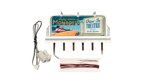Woodland Scenics Woodland Scenics 5794 HO Scale Billboard Monroe’s Drive-In