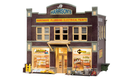 Woodland Scenics Woodland Scenics 5842 O Scale Harrison's Hardware Built and Ready