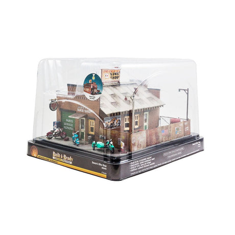 Woodland Scenics Woodland Scenics 5846 O Scale Deuce's Cycle Shop Built and Ready