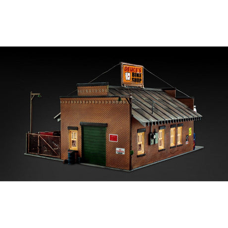 Woodland Scenics Woodland Scenics 5846 O Scale Deuce's Cycle Shop Built and Ready