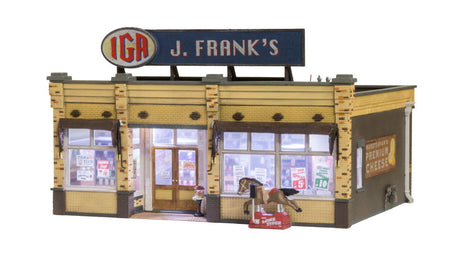 Woodland Scenics Woodland Scenics 5851 O Scale J. Frank’s Grocery Built and Ready