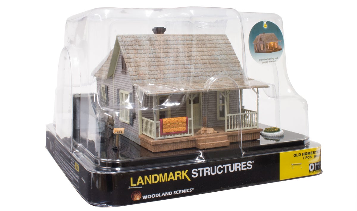 Woodland Scenics Woodland Scenics 5860 O Scale Old Homestead Built and Ready