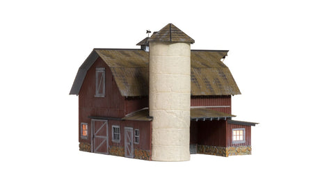 Woodland Scenics Woodland Scenics 5865 O Scale Old Weathered Barn Built and Ready