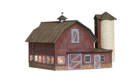 Woodland Scenics Woodland Scenics 5865 O Scale Old Weathered Barn Built and Ready
