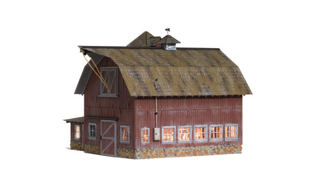 Woodland Scenics Woodland Scenics 5865 O Scale Old Weathered Barn Built and Ready