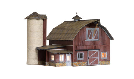 Woodland Scenics Woodland Scenics 5865 O Scale Old Weathered Barn Built and Ready
