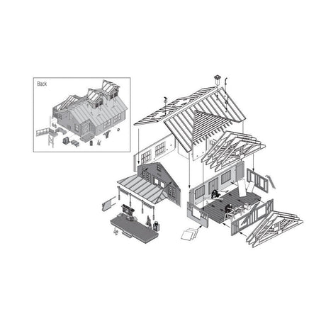 Woodland Scenics Woodland Scenics 5894 O Scale Country Store Expansion