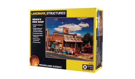 Woodland Scenics Woodland Scenics 5895 O Scale Deuce's Bike Shop DPM Kit