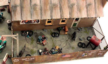 Woodland Scenics Woodland Scenics 5895 O Scale Deuce's Bike Shop DPM Kit