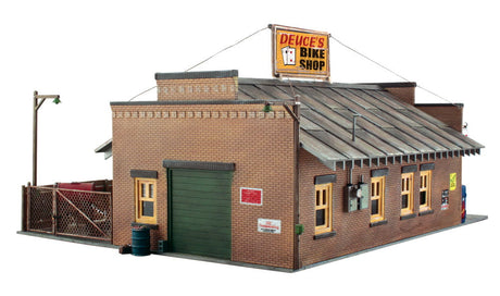 Woodland Scenics Woodland Scenics 5895 O Scale Deuce's Bike Shop DPM Kit
