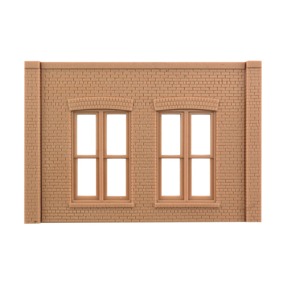 Woodland Scenics Woodland Scenics 90106 O Scale Double Rectagular Window Wall DPM Kit