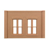 Woodland Scenics Woodland Scenics 90106 O Scale Double Rectagular Window Wall DPM Kit