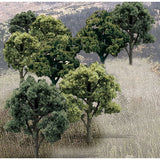 Woodland Scenics Woodland Scenics Bulk Trees 3''-5'' Mixed Green/14pc
