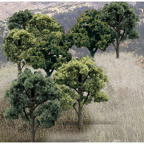 Woodland Scenics Woodland Scenics Bulk Trees 3''-5'' Mixed Green/14pc