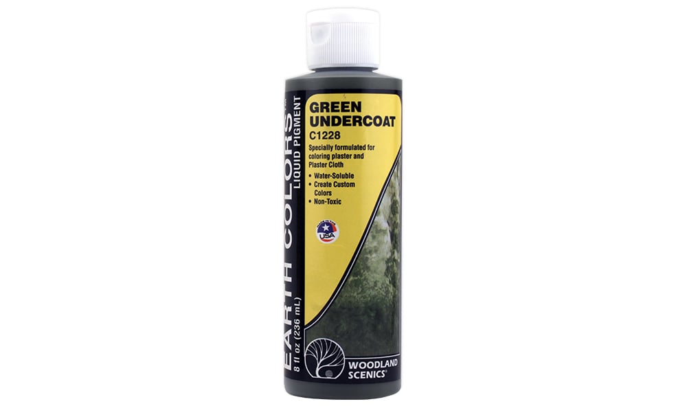 Woodland Scenics Woodland Scenics Green Undercoat/8oz
