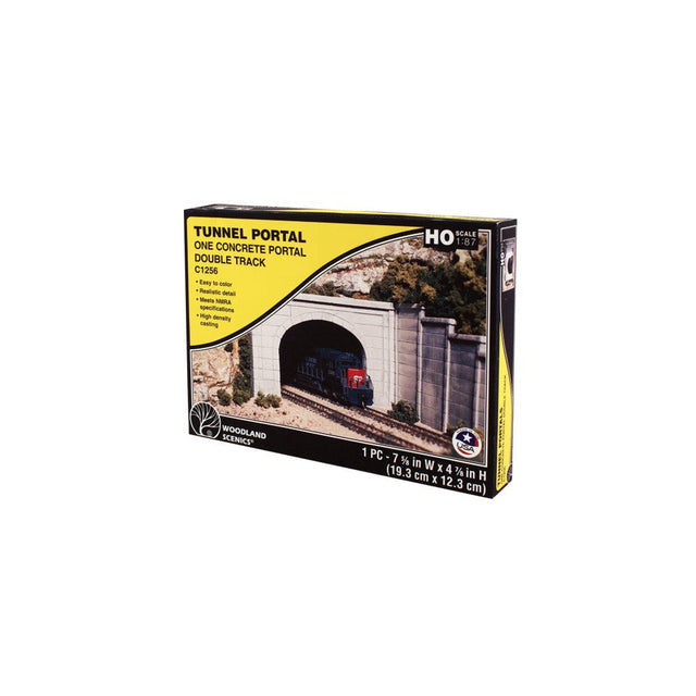 Woodland Scenics Woodland Scenics HO Double Concrete Portal