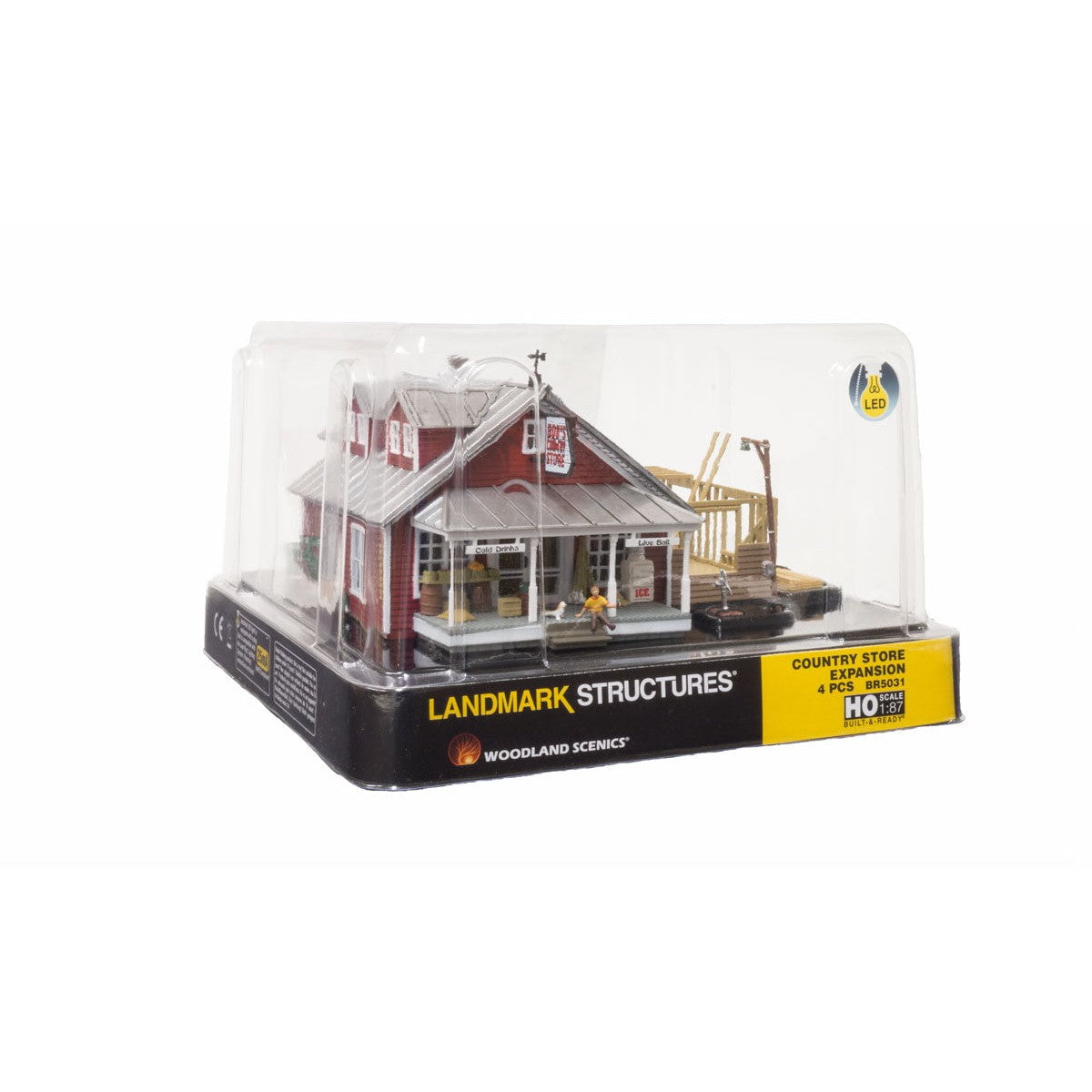Woodland Scenics Woodland Scenics HO Scale  Country Store Expansion Built and Ready