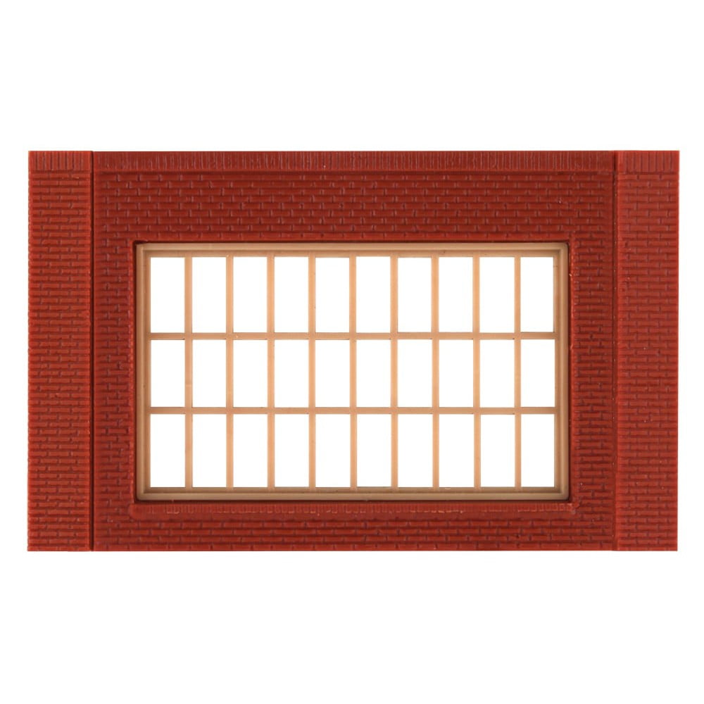 Woodland Scenics Woodland Scenics HO Scale DPM 1-Story Wall Steel Sash Windows