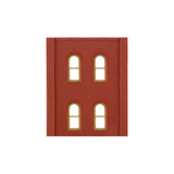 Woodland Scenics Woodland Scenics HO Scale DPM 2-Story Wall Arched 4-Windows