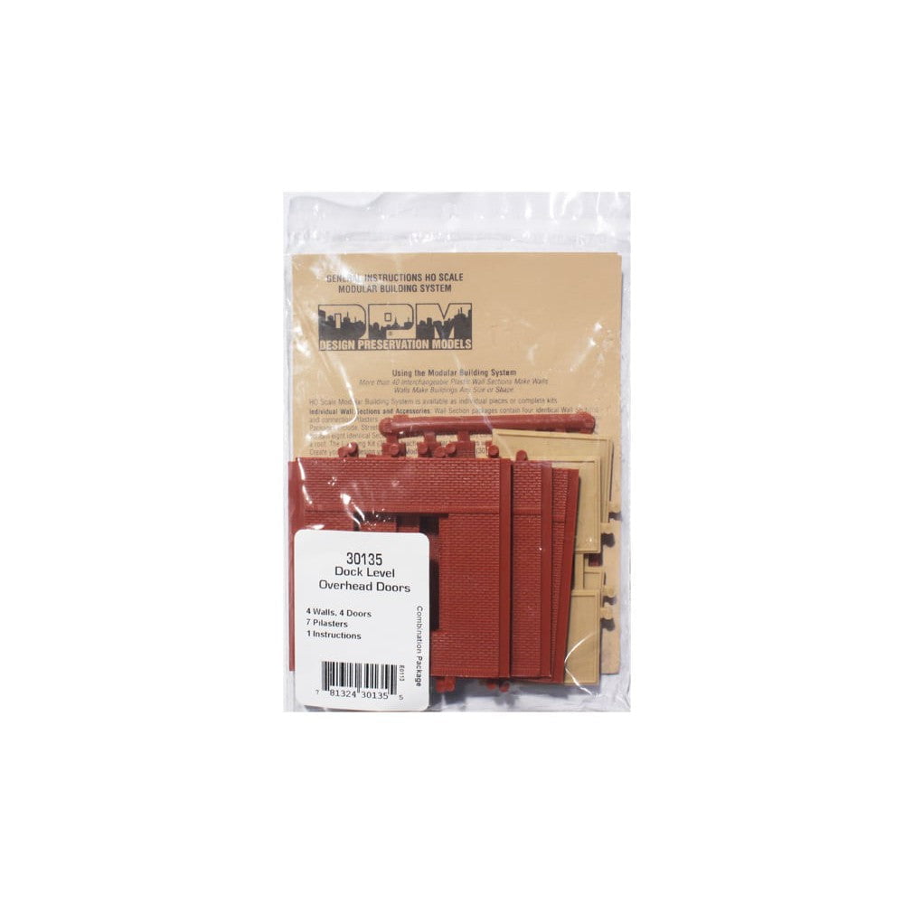 Woodland Scenics Woodland Scenics HO Scale DPM Dock Level Wall Overhead Freight Door