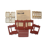 Woodland Scenics Woodland Scenics HO Scale DPM Dock Level Wall Steel Sash Entry