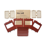 Woodland Scenics Woodland Scenics HO Scale DPM Dock Level Wall Steel Sash Windows