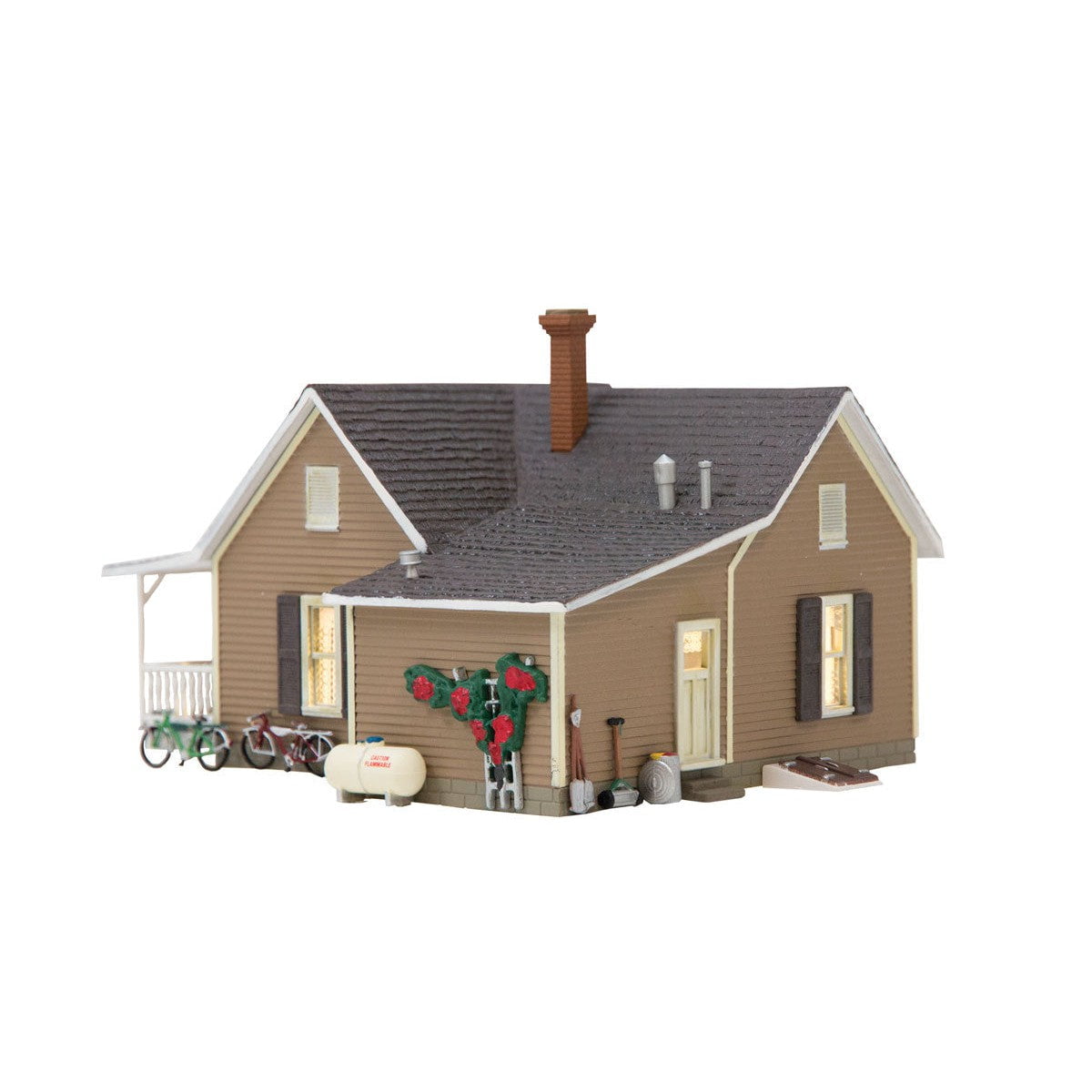 Woodland Scenics Woodland Scenics HO Scale  Granny's House Built and Ready