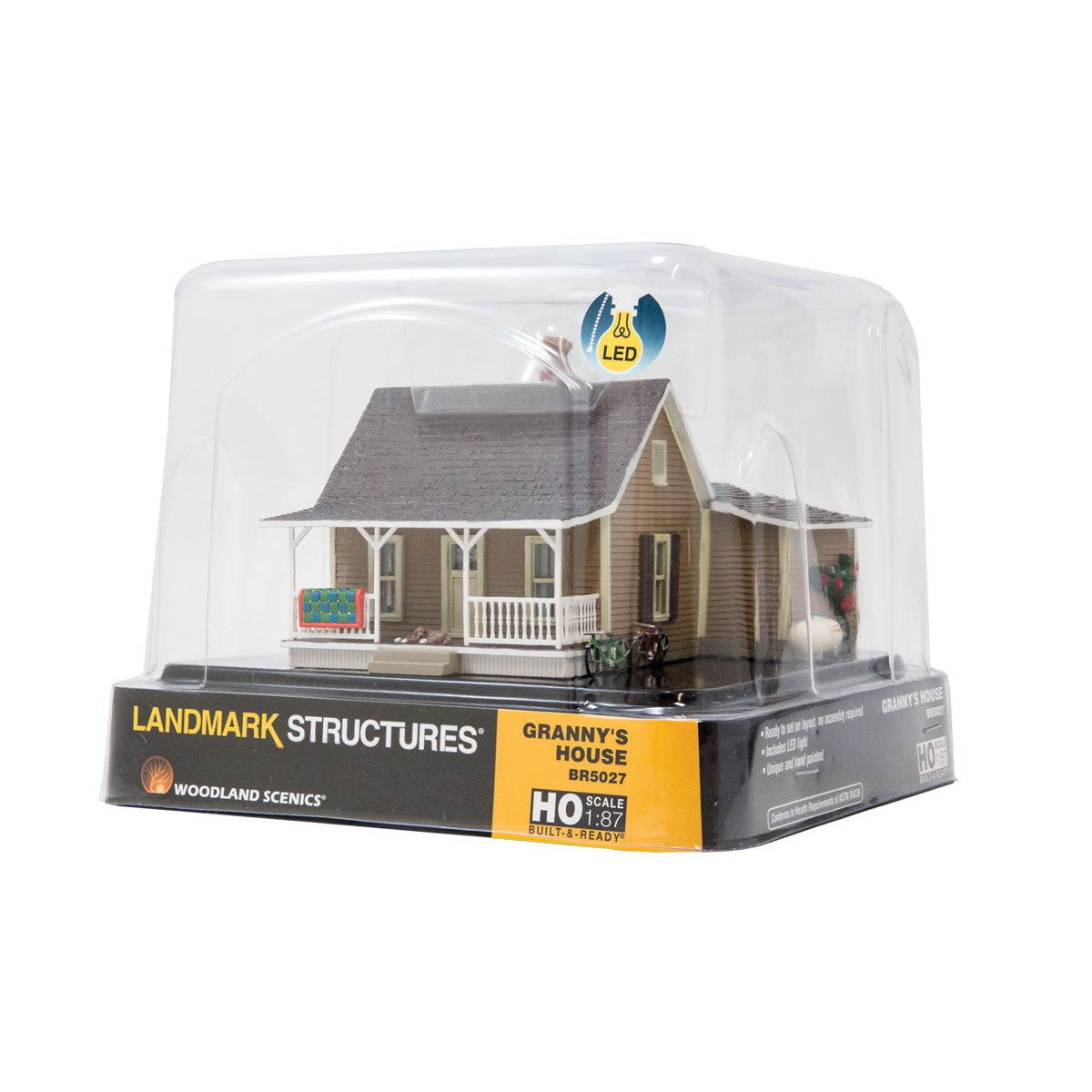 Woodland Scenics Woodland Scenics HO Scale  Granny's House Built and Ready