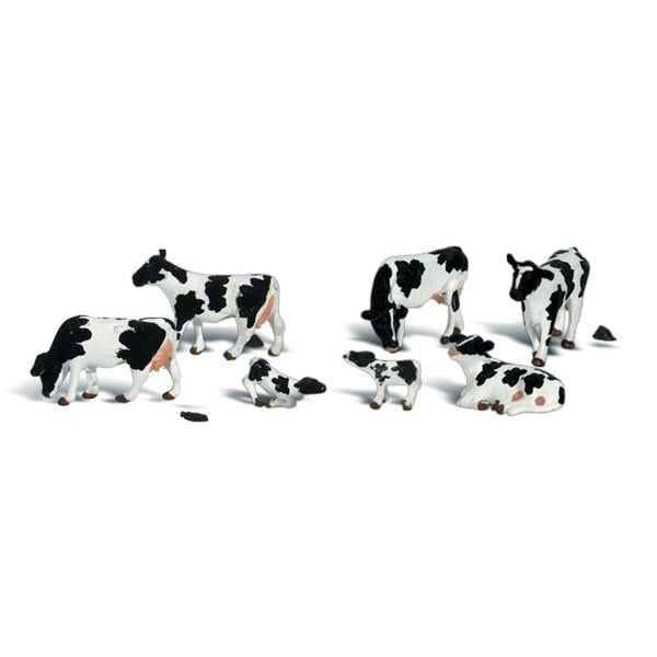 Woodland Scenics Woodland Scenics HO Scale Holstein Cows