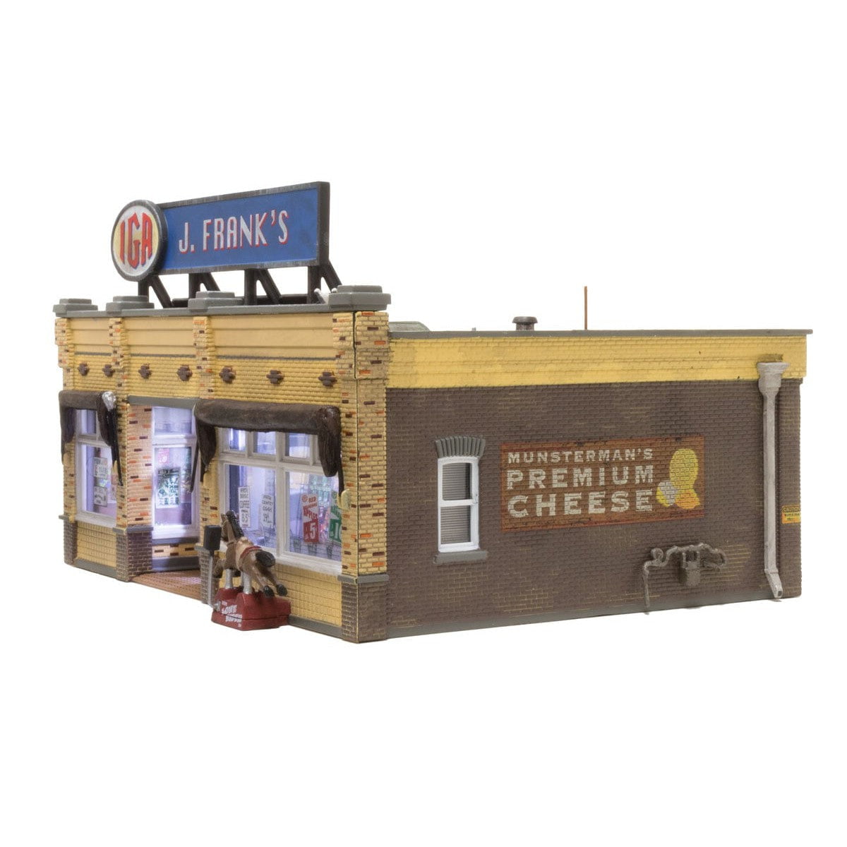 Woodland Scenics Woodland Scenics HO Scale  J. Frank’s Grocery Built and Ready