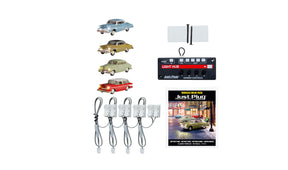 Woodland Scenics Woodland Scenics HO Scale Just Plug Classic Vehicle Value Pack