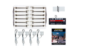 Woodland Scenics Woodland Scenics HO Scale Just Plug Double Lamp Post Value Pack