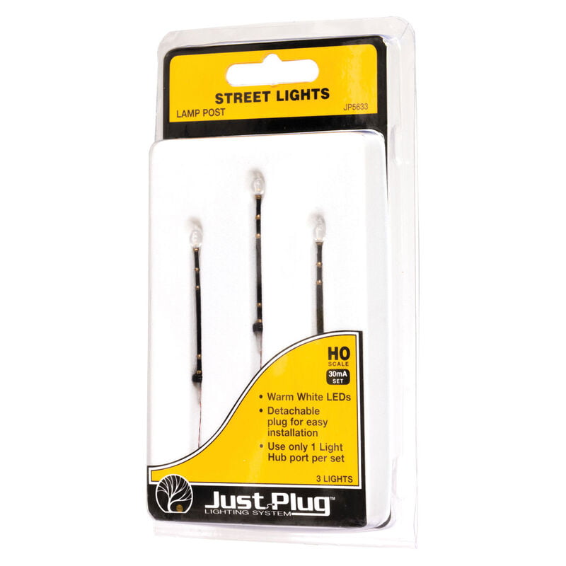 Woodland Scenics Woodland Scenics HO Scale Just Plug Lamp Post Street Lights