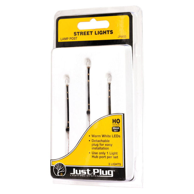 Woodland Scenics Woodland Scenics HO Scale Just Plug Lamp Post Street Lights