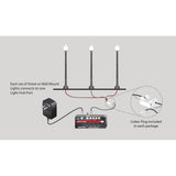 Woodland Scenics Woodland Scenics HO Scale Just Plug Lamp Post Street Lights