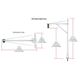 Woodland Scenics Woodland Scenics HO Scale Mast Arm Traffic Lights