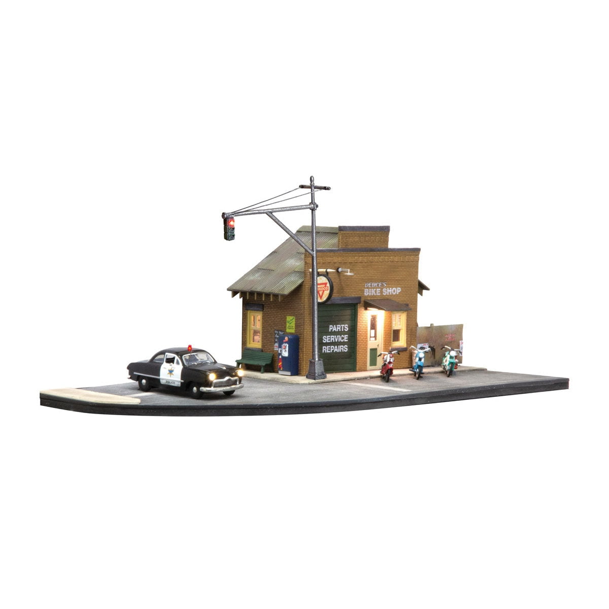 Woodland Scenics Woodland Scenics HO Scale Mast Arm Traffic Lights