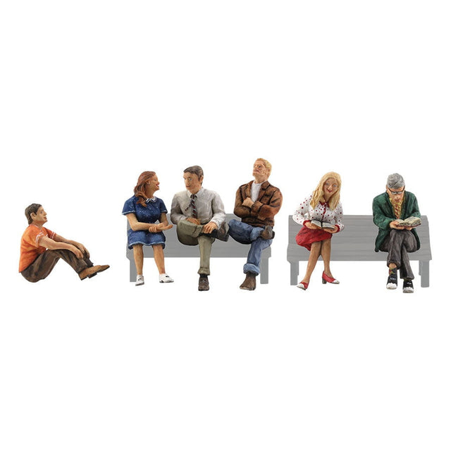 Woodland Scenics Woodland Scenics HO Scale People Sitting