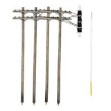 Woodland Scenics Woodland Scenics HO Scale Pre-Wired Poles Double Crossbar Power Poles