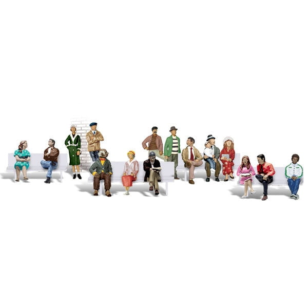 Woodland Scenics Woodland Scenics HO Scale Sixteen Passengers