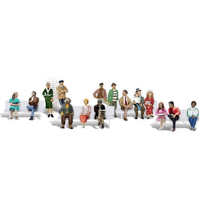 Woodland Scenics Woodland Scenics HO Scale Sixteen Passengers