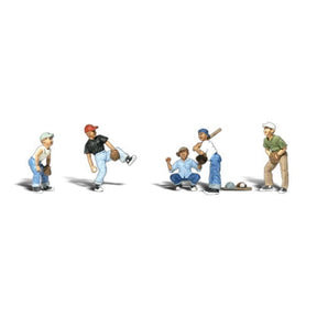 Woodland Scenics Woodland Scenics N Baseball Players I