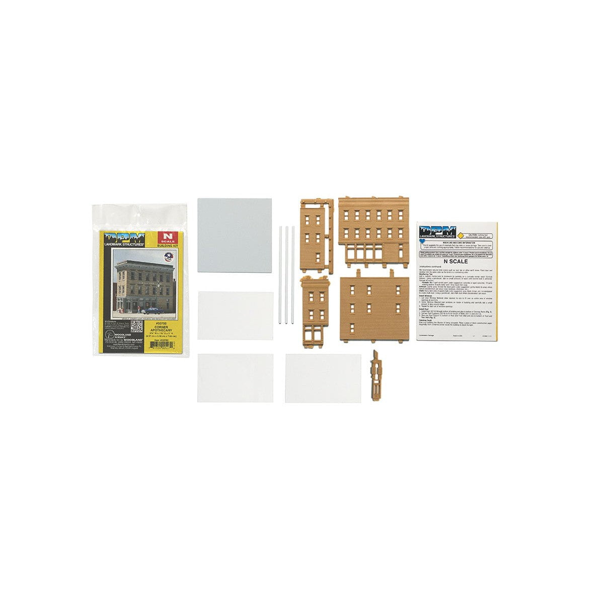 Woodland Scenics Woodland Scenics N Scale Corner Apothecary DPM Kit