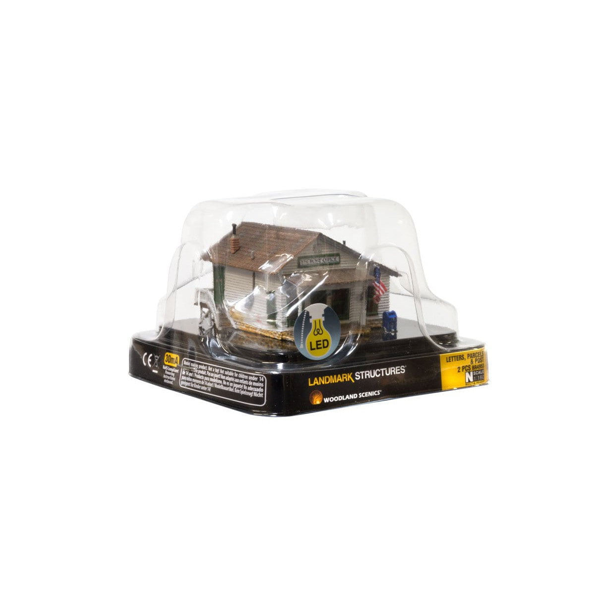 Woodland Scenics Woodland Scenics N Scale Letters  Parcels & Post - Post Office Built and Ready