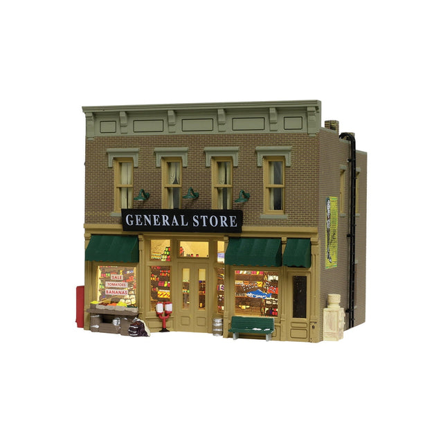 Woodland Scenics Woodland Scenics N Scale Lubener's General Store Built and Ready